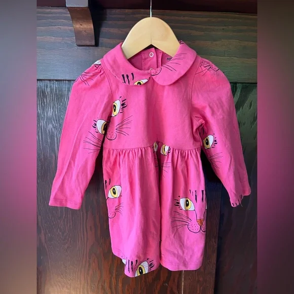 Mini Rodini cat dress 80/86 - Picture 1 of 1